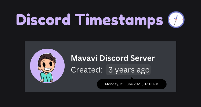 discord timestamp generator